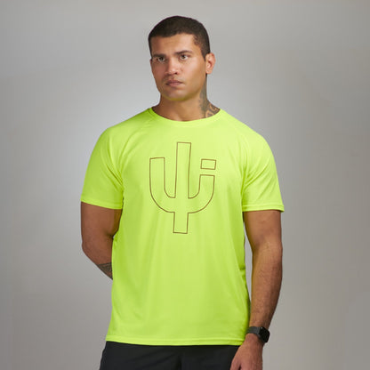 Mandacaru Performance T-shirt Root | Eletric Yellow