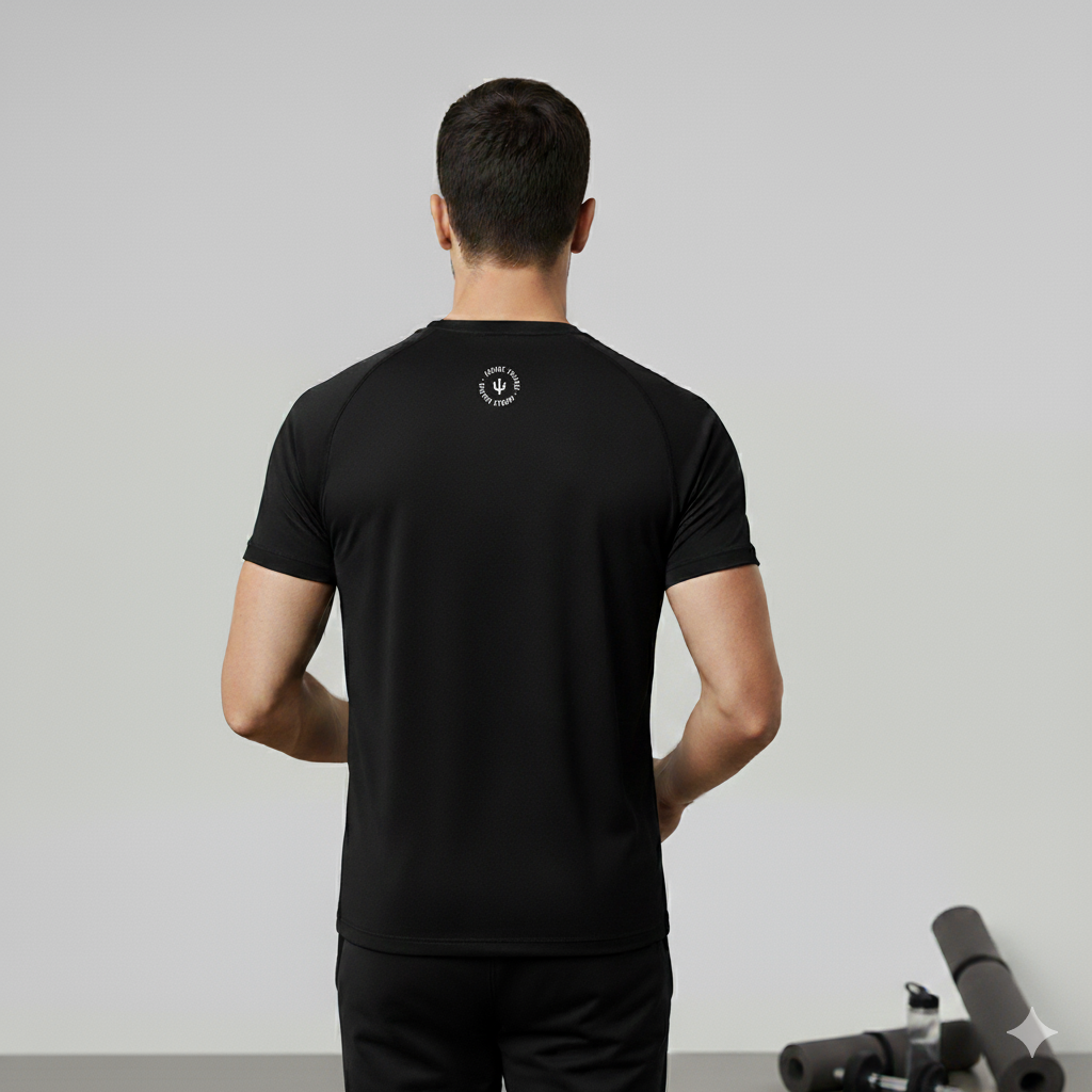 T-shirt Performance Cactus Preto