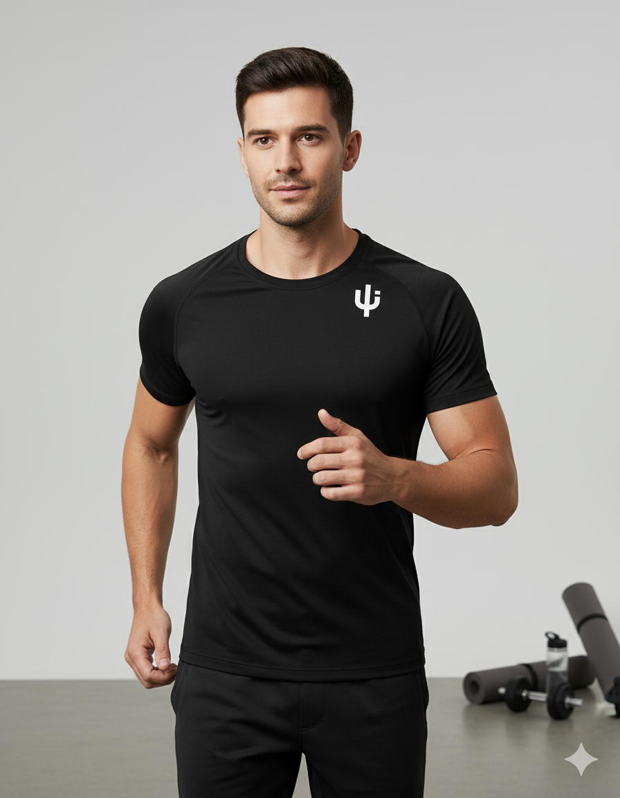 T-shirt Performance Cactus Preto