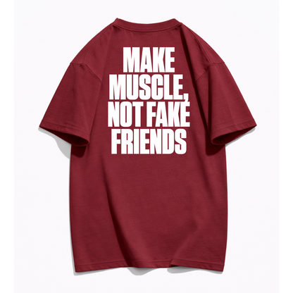 Mandacaru Oversized T-shirt NO FILTER - Make Muscle | Wine