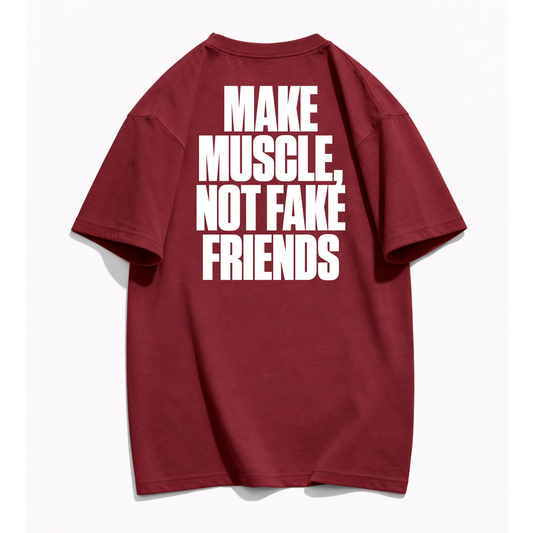 Mandacaru Oversized T-shirt NO FILTER - Make Muscle | Wine