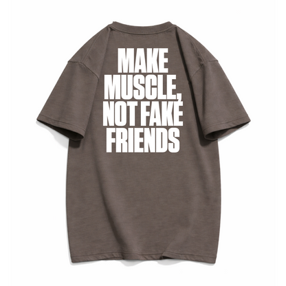 Mandacaru Oversized T-shirt NO FILTER - Make Muscle | Grey