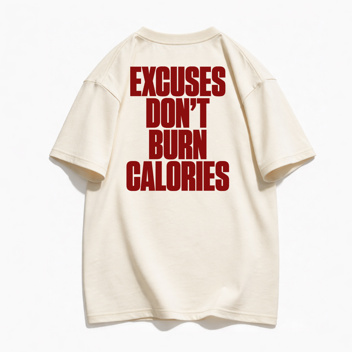 Mandacaru Oversized T-shirt NO FILTER - No Excuses | Cream