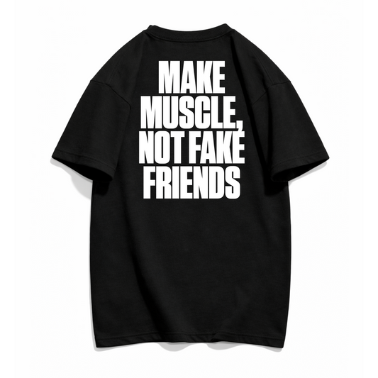 Mandacaru Oversized T-shirt NO FILTER - Make Muscle | Black