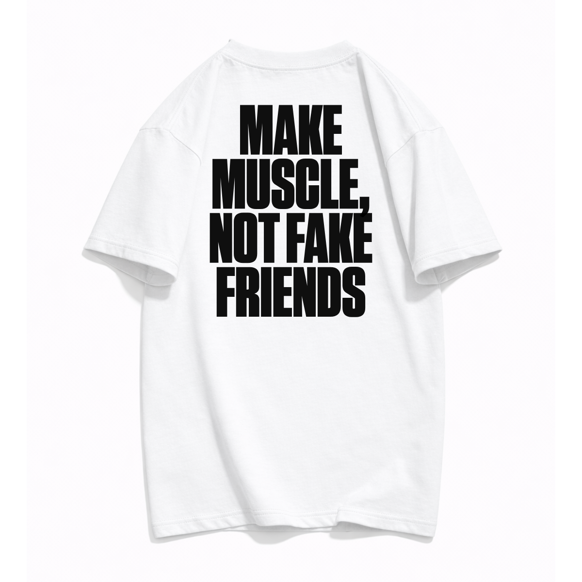 Mandacaru Oversized T-shirt NO FILTER - Make Muscle | White