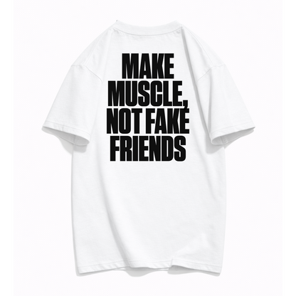 Mandacaru Oversized T-shirt NO FILTER - Make Muscle | White