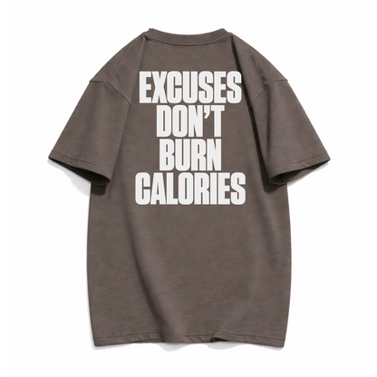 Mandacaru Oversized T-shirt NO FILTER - No Excuses | Grey